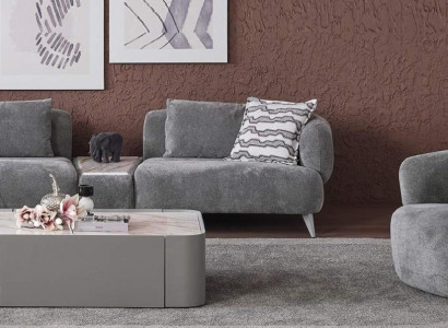 Luxus Wohnzimmer set 2tlg. Dreisitzer Sofa Sessel 3+1 Sofagarnitur Couchen